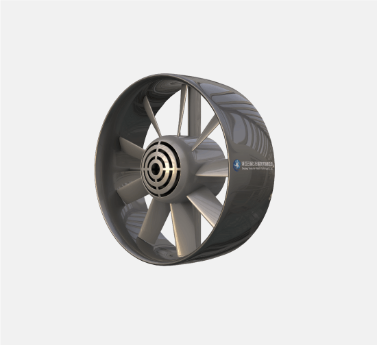 Yuntu 500kgf Megawatt Heavy Lift Ducted Fan Powertrain