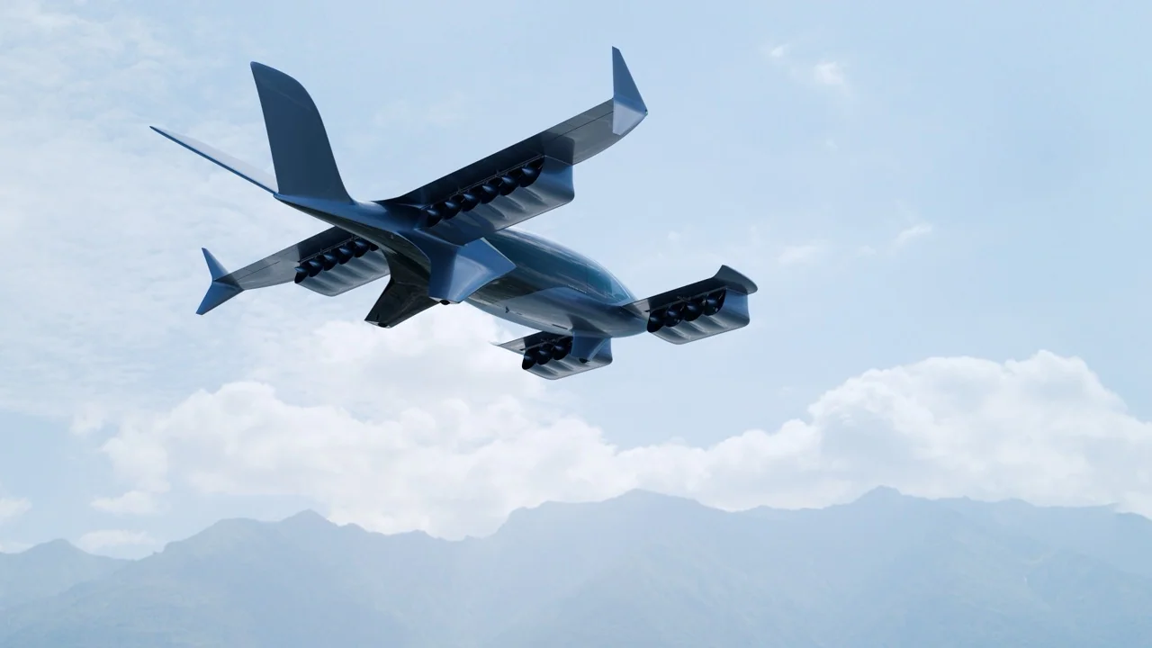 Yuntu Air Vehicle Performing Hot-and-High Mountain Climb in Saudi NEOM Trojena Corridor