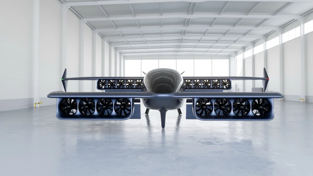 Yuntu 24-Unit Distributed Ducted Fan Propulsion Array Front View